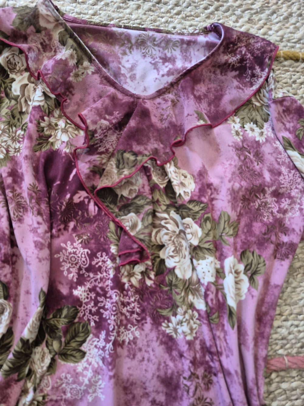 Floral Ruffled Top - Picture 2 of 5
